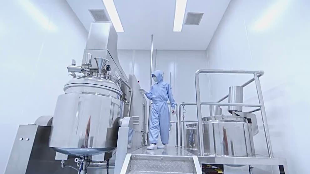 Vacuum Emulsifier Mixer 350L